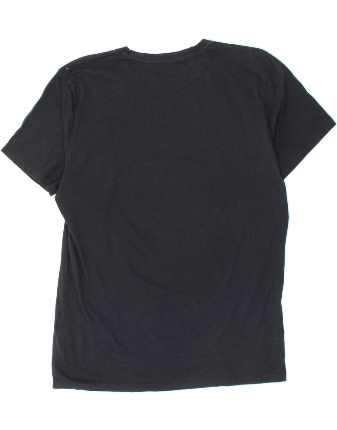 JACK & JONES Mens Regular Fit T-Shirt Top XL Navy Blue Cotton Vintage Jack & Jones and Second-Hand Jack & Jones from Messina Hembry 