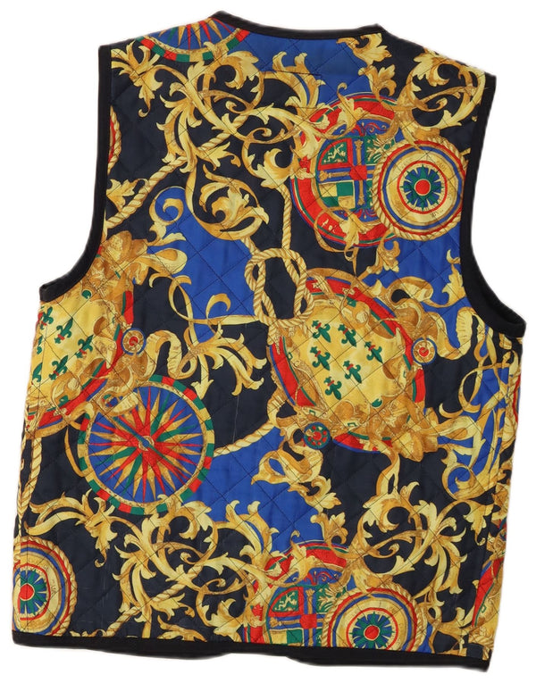 Colete acolchoado feminino Club Voltaire UK 14 médio multicolorido