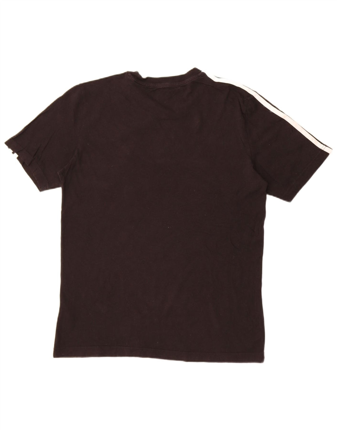 Adidas Mens Camiseta Top Pequeno Algodão Preto