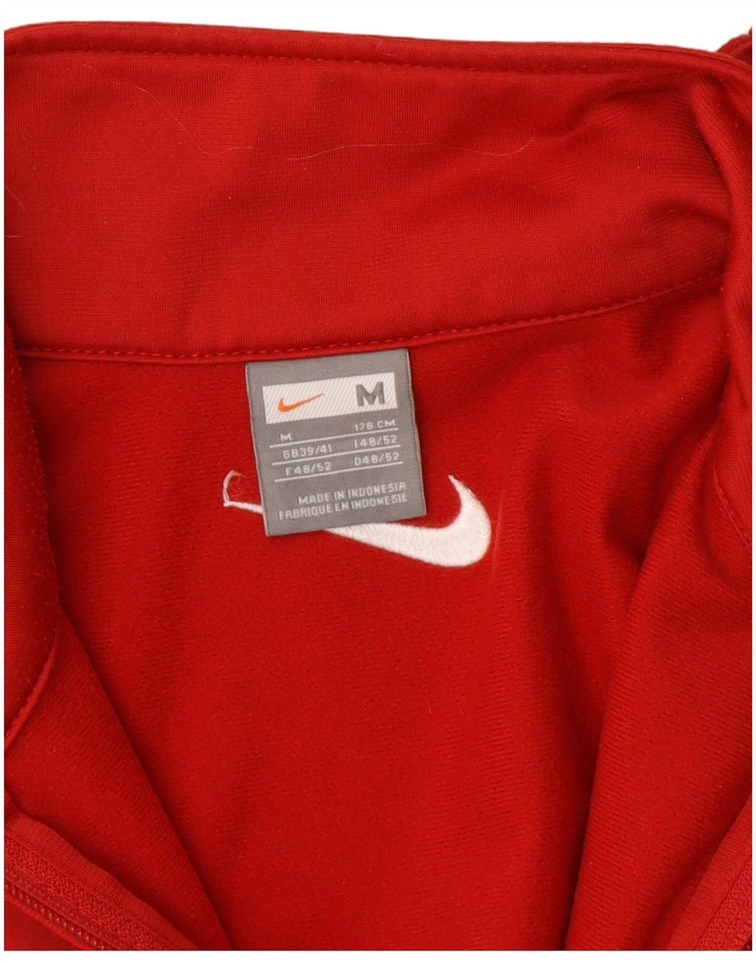 Nike Mens Tracksuit Top Jacket Médio Vermelho Colorblock
