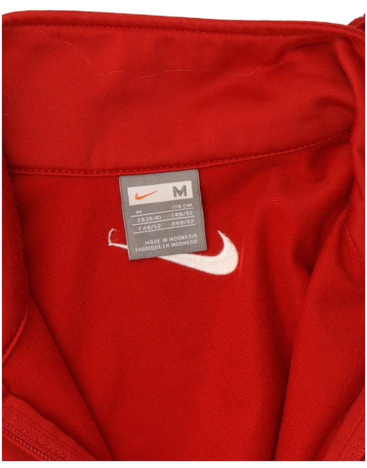 Nike Mens Tracksuit Top Jacket Médio Vermelho Colorblock