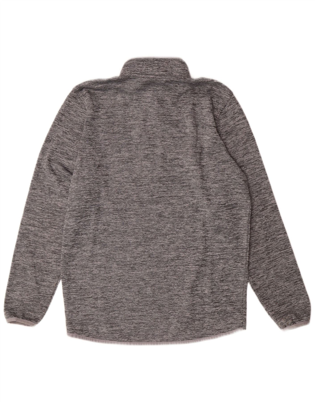 UNDER ARMOUR Mens Cold Gear Pulôver Treino Top Pequeno Cinza Salpicado