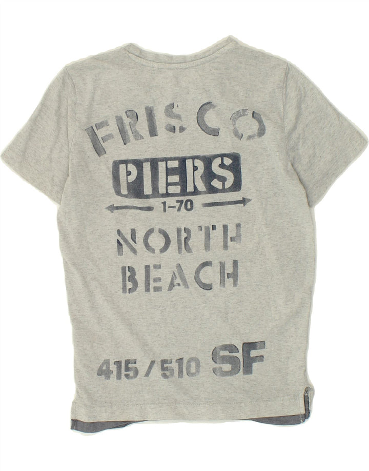 ESPRIT Boys Graphic T-Shirt Top 10-11 Years Grey Cotton Vintage Esprit and Second-Hand Esprit from Messina Hembry 