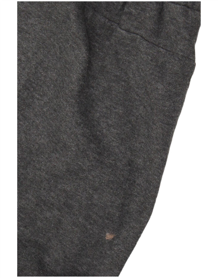 Calças de treino femininas Adidas UK 8/10 pequeno algodão cinza