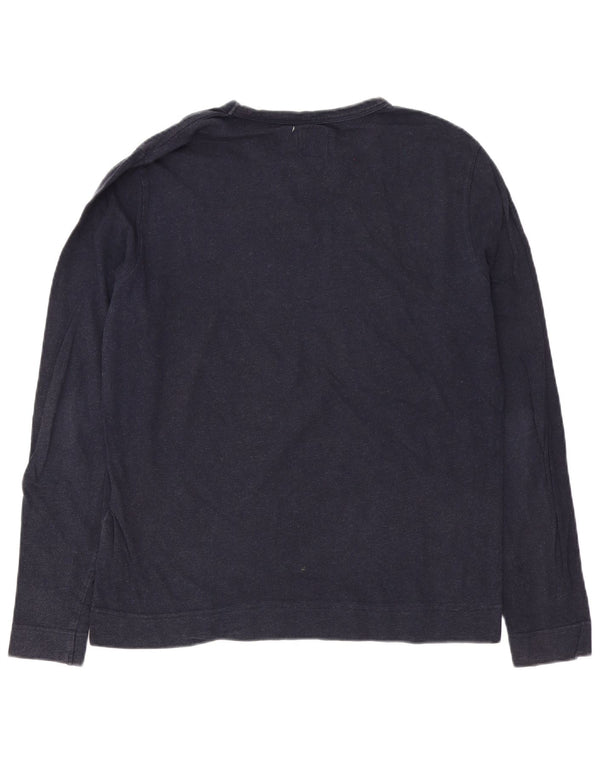 Musto moletom gráfico masculino jumper grande algodão azul marinho
