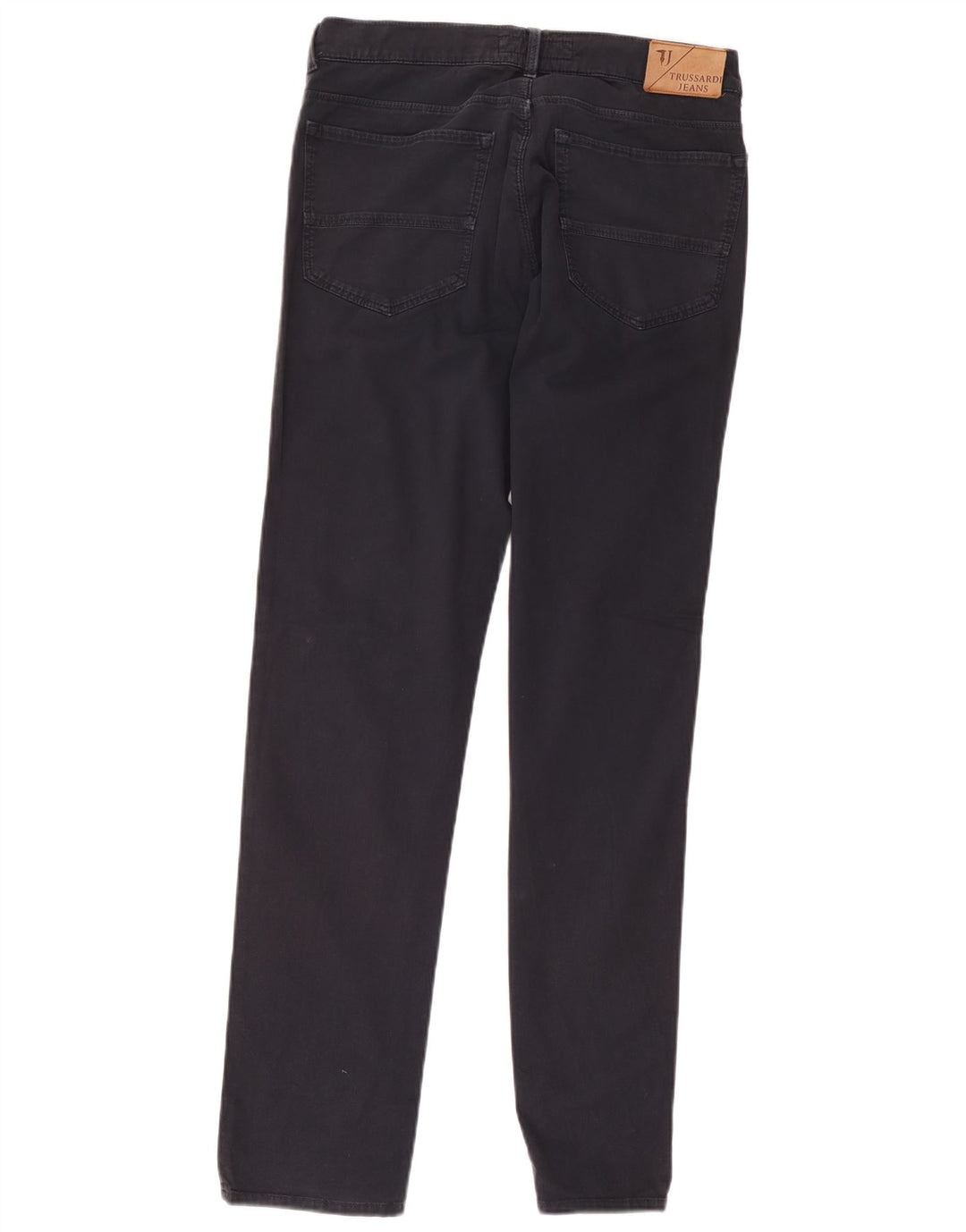 Trussardi Calça masculina slim casual W32 L34 cinza