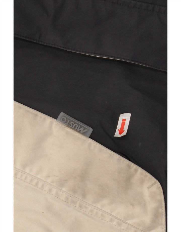 Jaqueta impermeável com capuz Musto Boys 9-10 anos preto colorblock