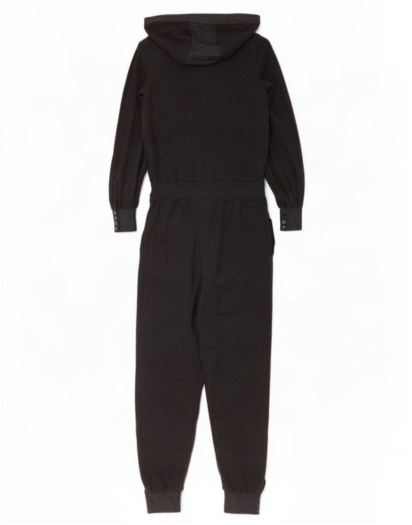 MINT VELVET Womens Hooded Jumpsuit UK 8 Small Grey Cotton