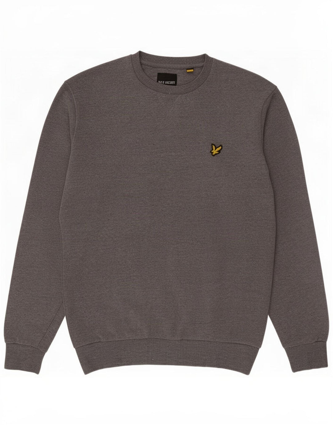 Lyle & Scott moletom masculino moletom cinza médio algodão