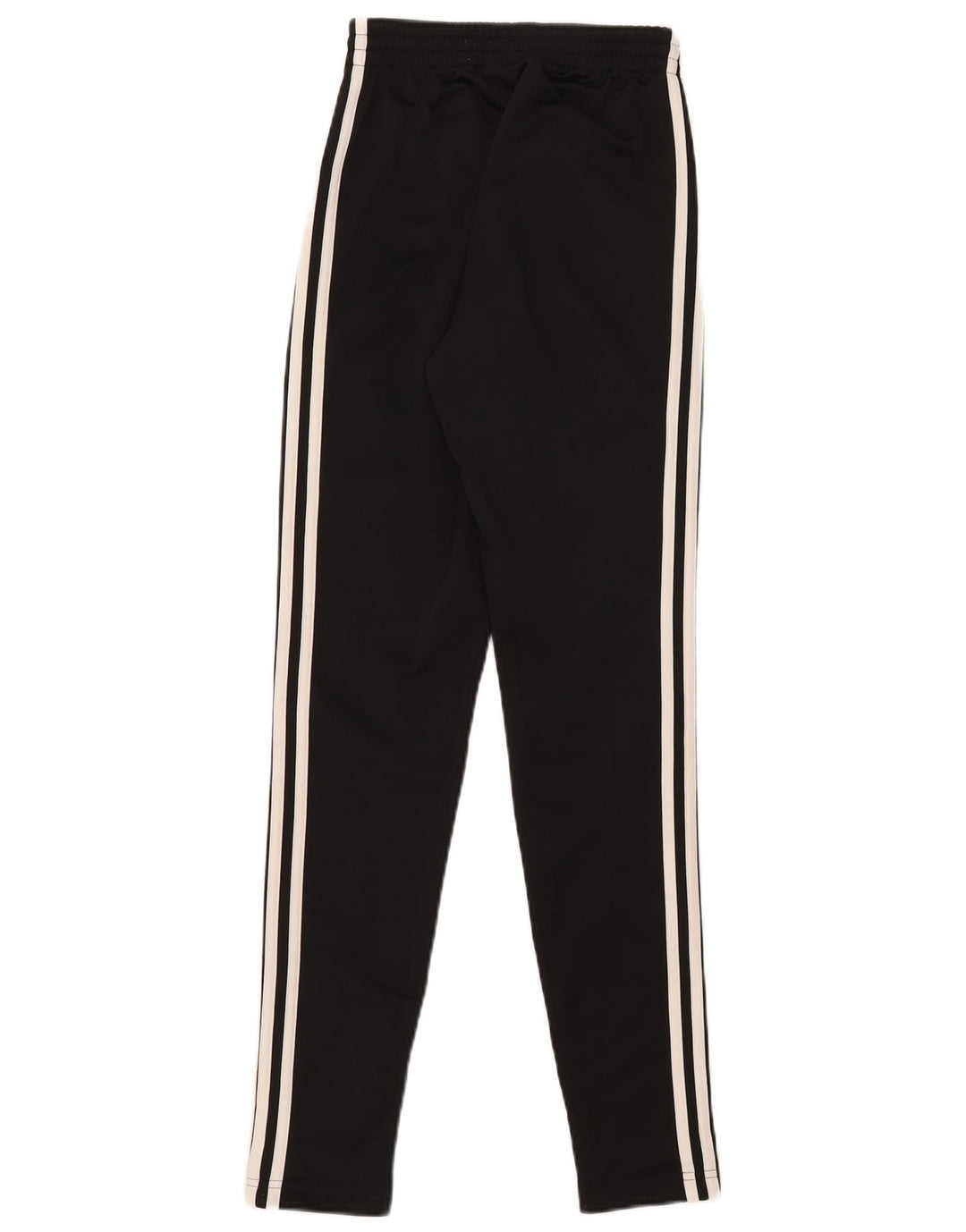 Calças de treino femininas Adidas UK 4 XS poliéster preto