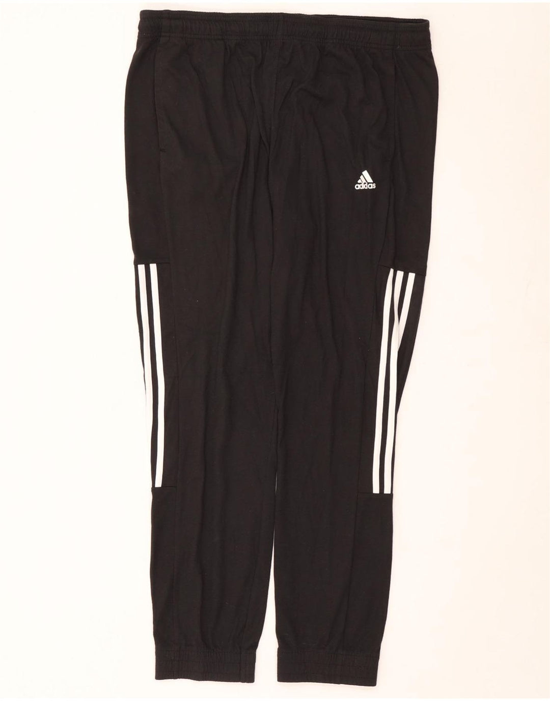 Adidas Mens Climalite Calças de treino Joggers XL Preto Poliéster