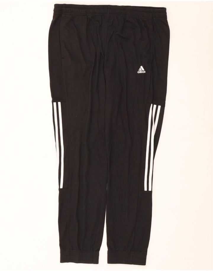 Adidas Mens Climalite Calças de treino Joggers XL Preto Poliéster