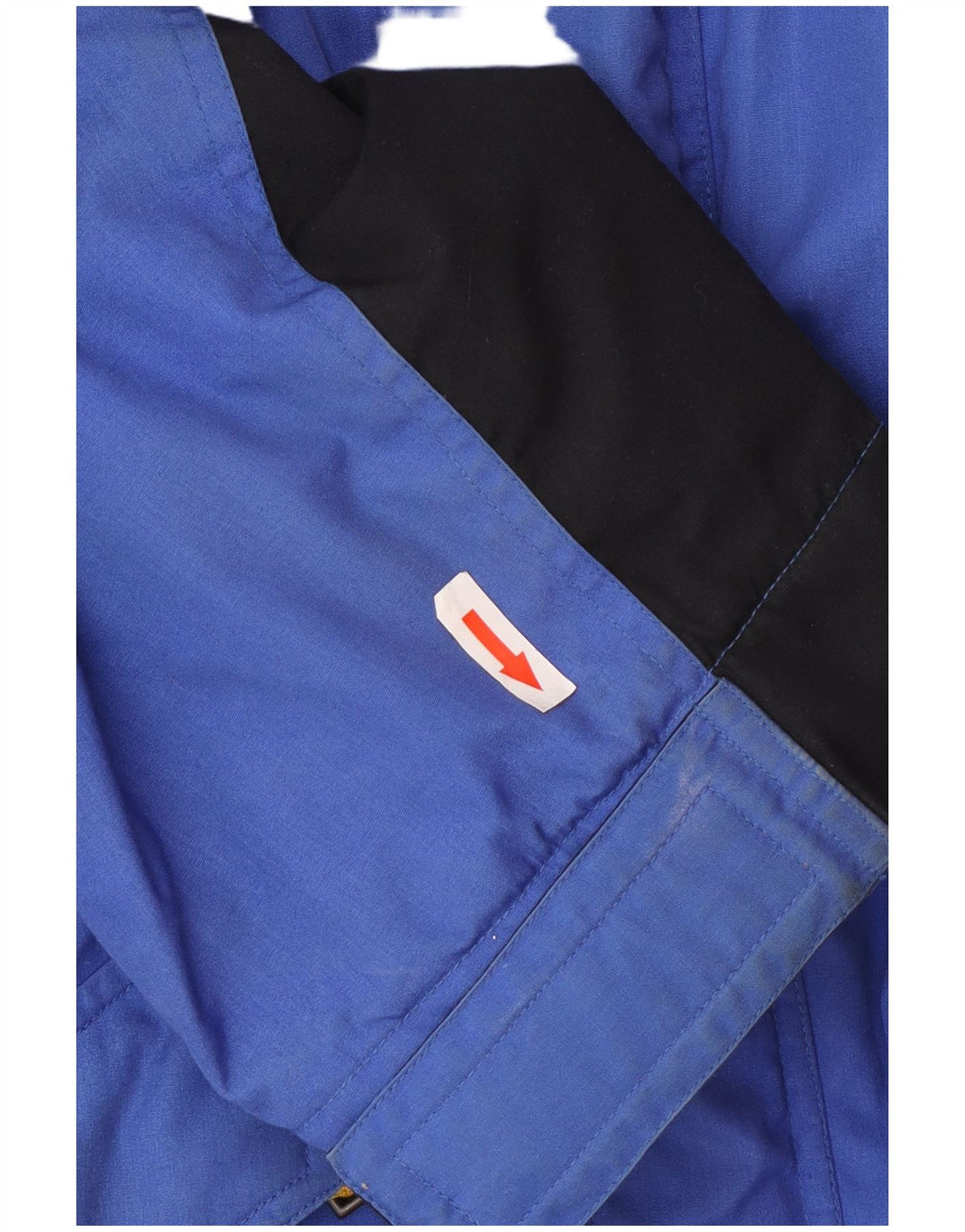 Jaqueta de esqui masculina vintage UK 40 grande azul