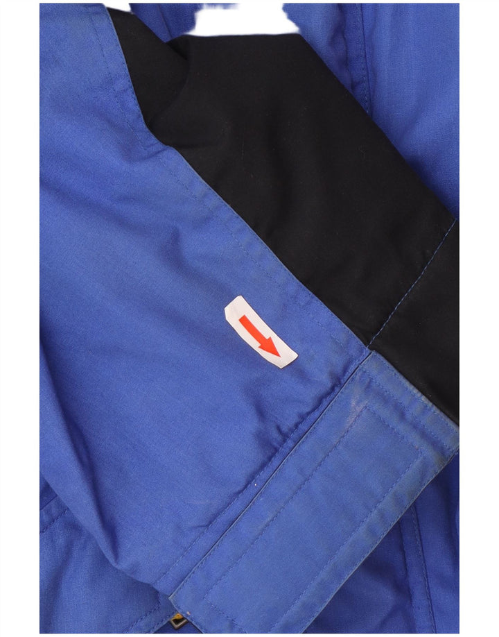 Jaqueta de esqui masculina vintage UK 40 grande azul
