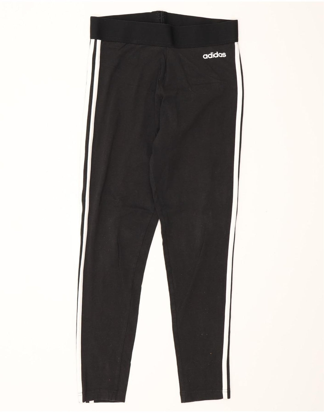 Leggings Adidas Femininas UK 12/14 Médio Algodão Preto
