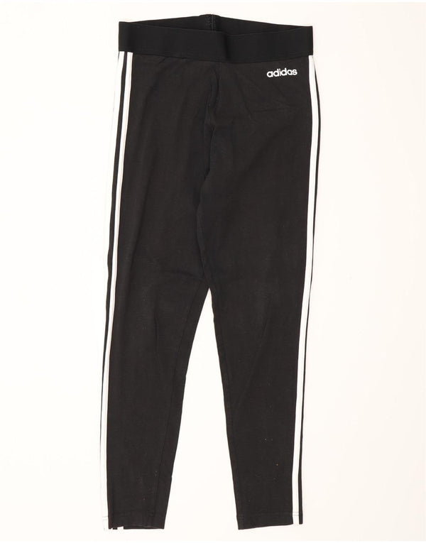 Leggings Adidas Femininas UK 12/14 Médio Algodão Preto