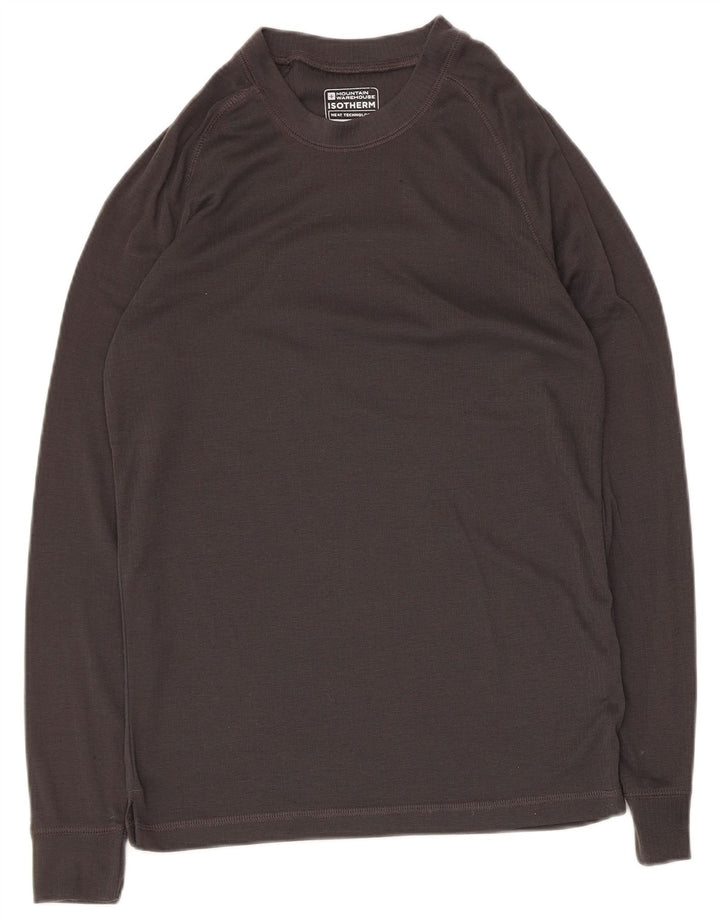 Mountain Warehouse Mens Top Manga Longa Poliéster Cinza Pequeno