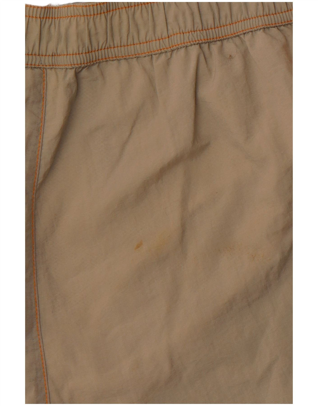 Shorts de natação masculino CHAMPION com estampa gráfica grande cáqui poliamida