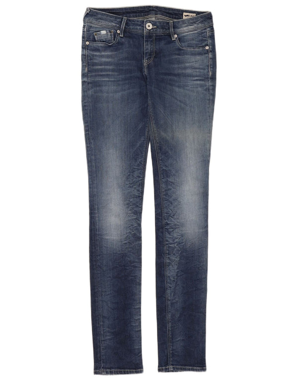 Gas Womens Skinny Jeans W29 L34 Azul Algodão