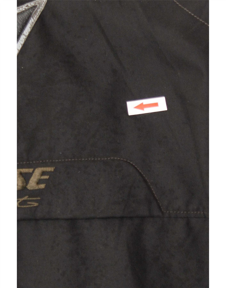 Jaqueta bomber masculina Dainese Moto Racer tamanho 50 bloco colorido preto médio