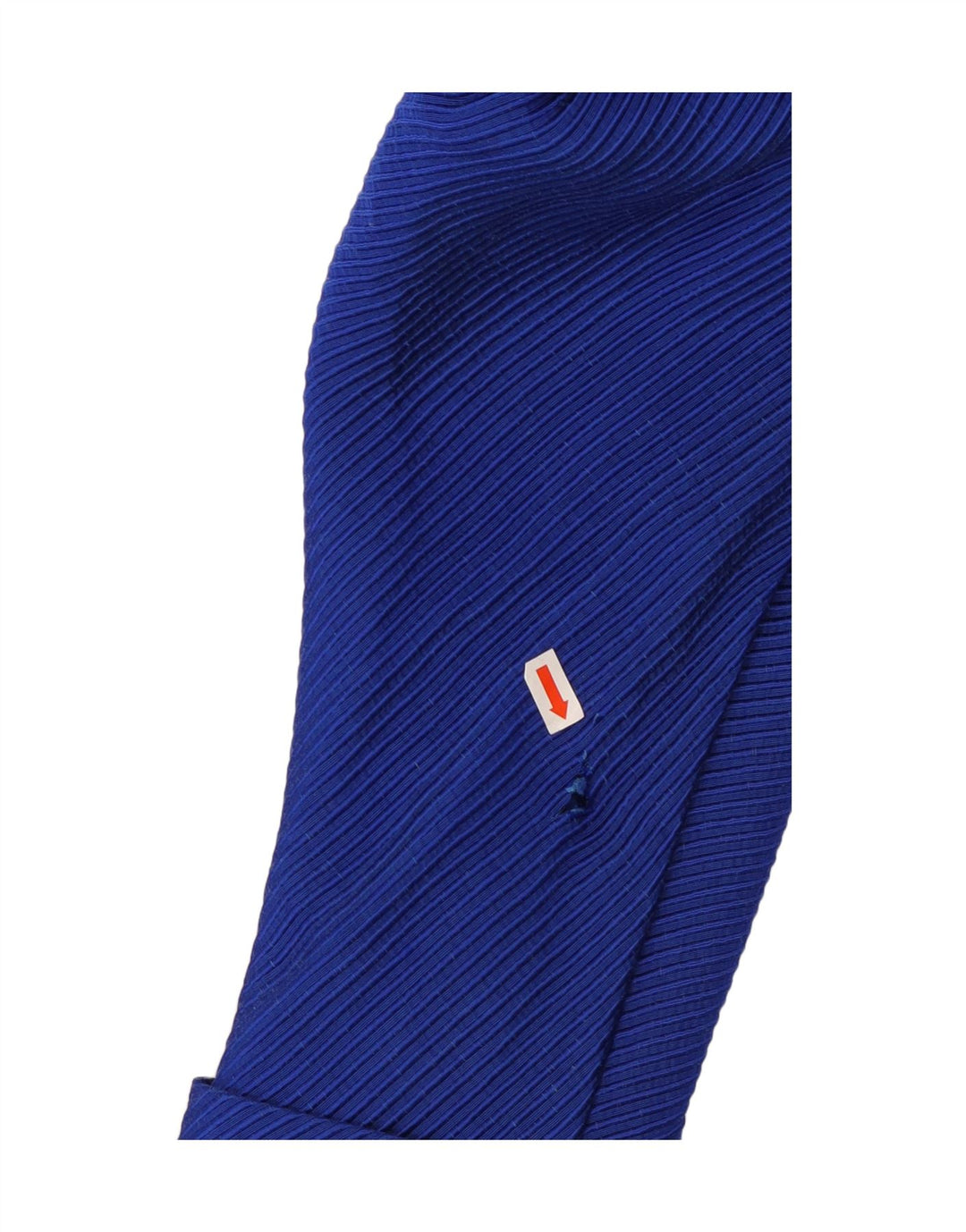 Jaqueta blazer feminina VINTAGE Reino Unido 12 algodão listrado azul médio