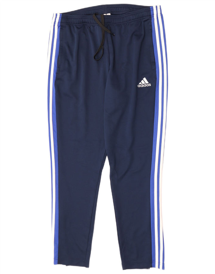 Calça Adidas Masculino Climalite XL Azul Marinho Poliéster
