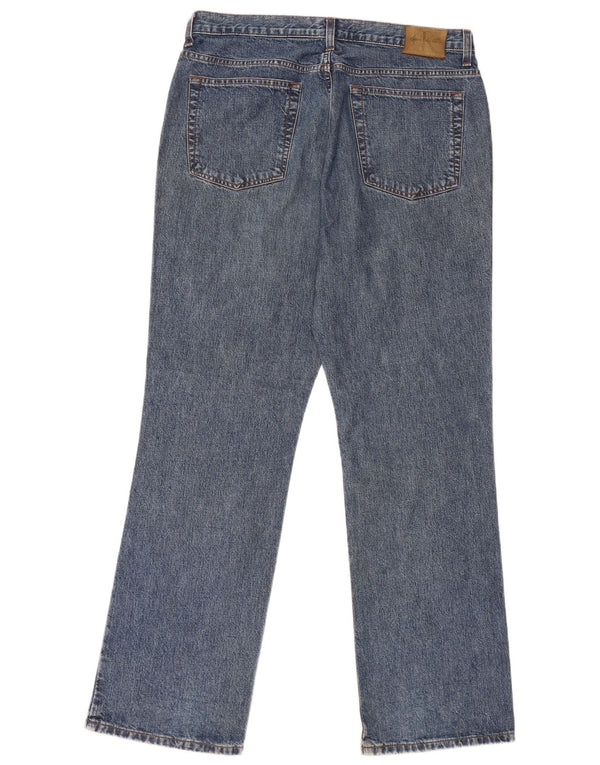 Calça jeans reta masculina Calvin Klein W34 L31 algodão azul