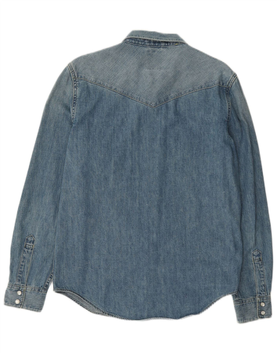 Camisa jeans masculina Levi's Slim Fit azul médio algodão