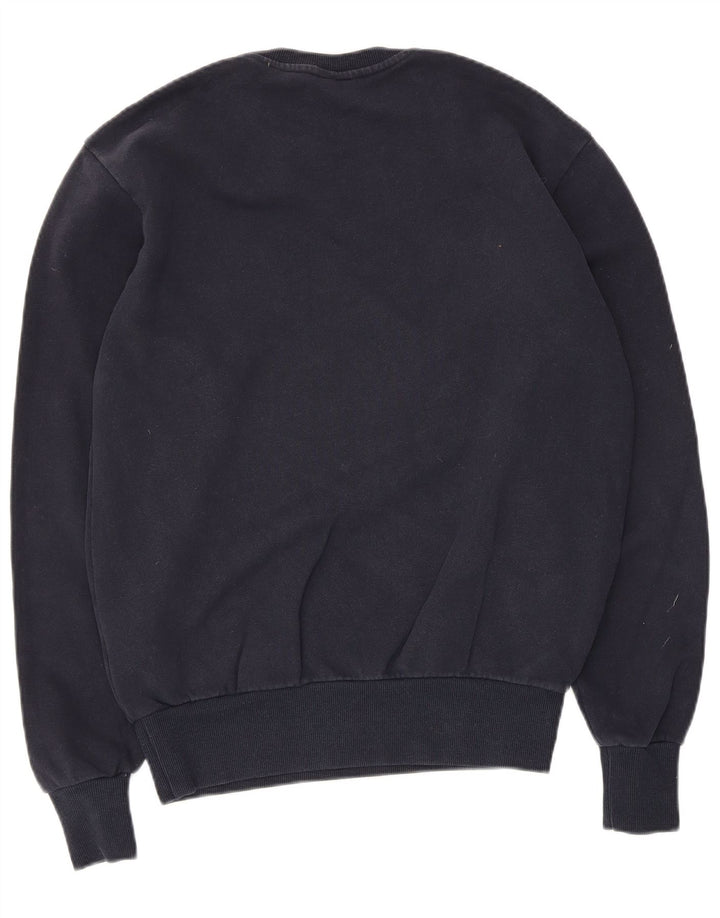 Ellesse moletom masculino jumper pequeno algodão azul marinho