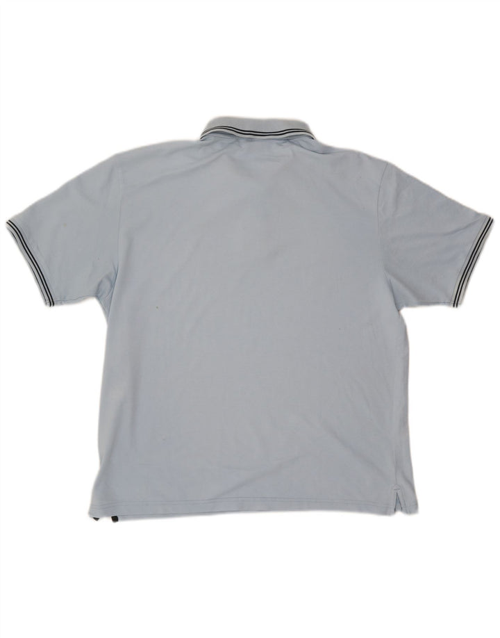 Camisa polo masculina Champion XL azul algodão