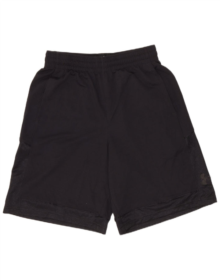 Shorts esportivos masculinos Under Armour médio preto