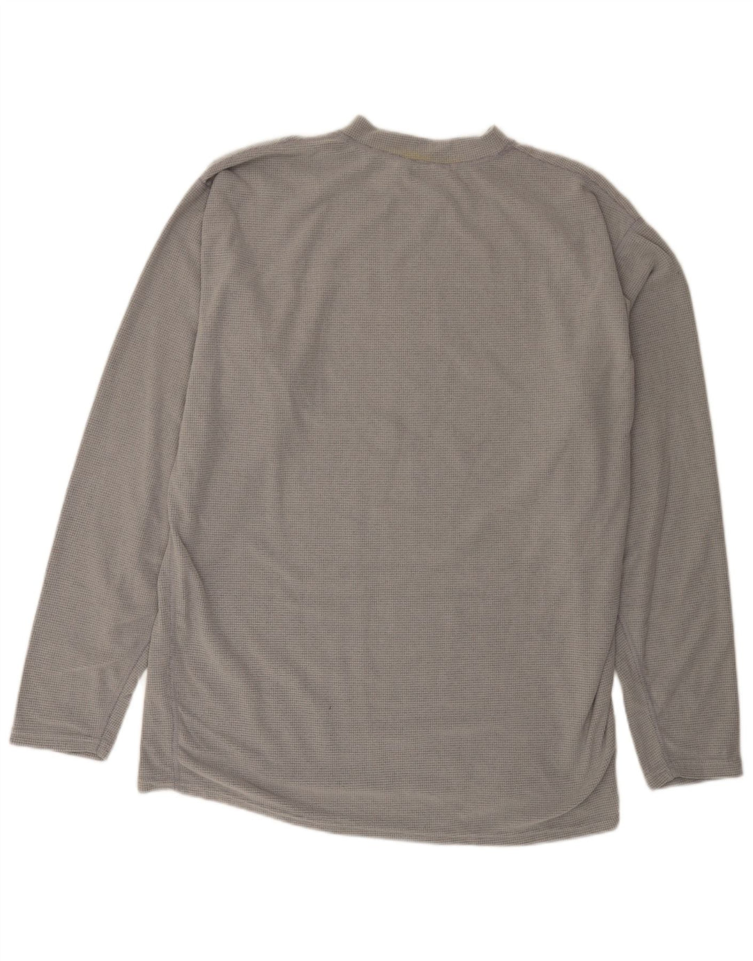 Top masculino The North Face manga comprida 2XL poliéster cinza