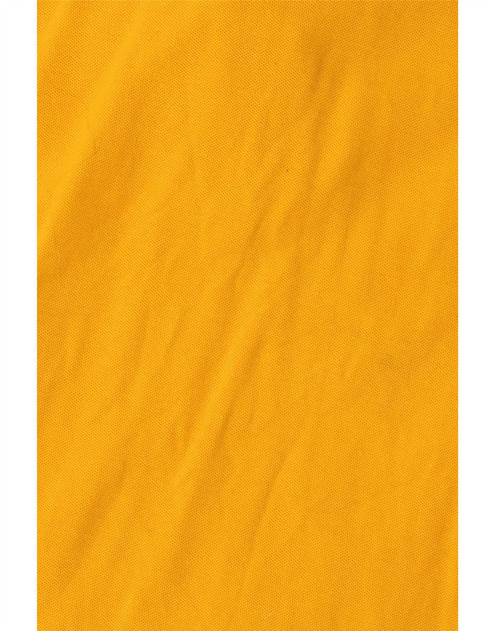 Camisa polo masculina Ellesse algodão amarelo médio
