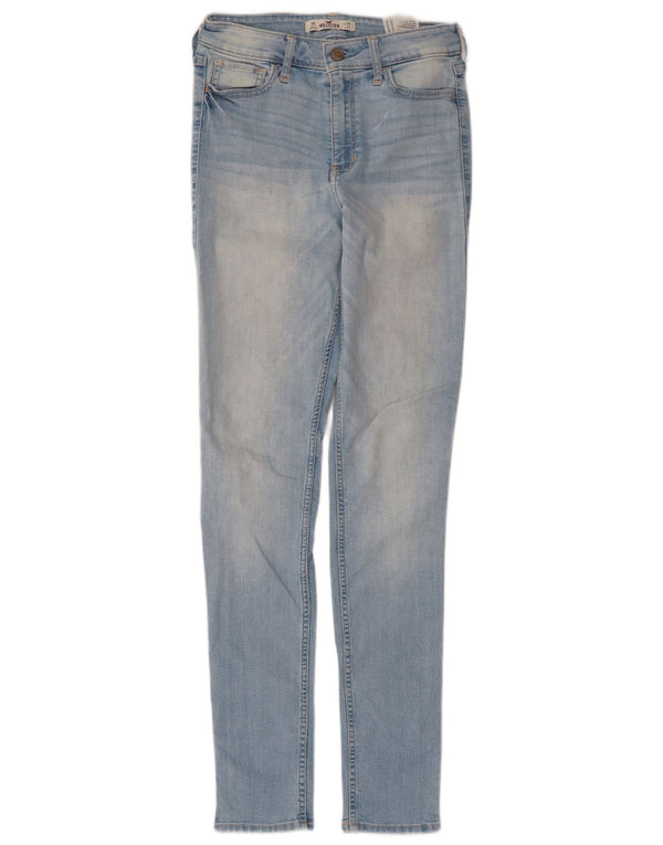 Calça jeans skinny feminina Hollister US 3 XS W26 L31 azul algodão
