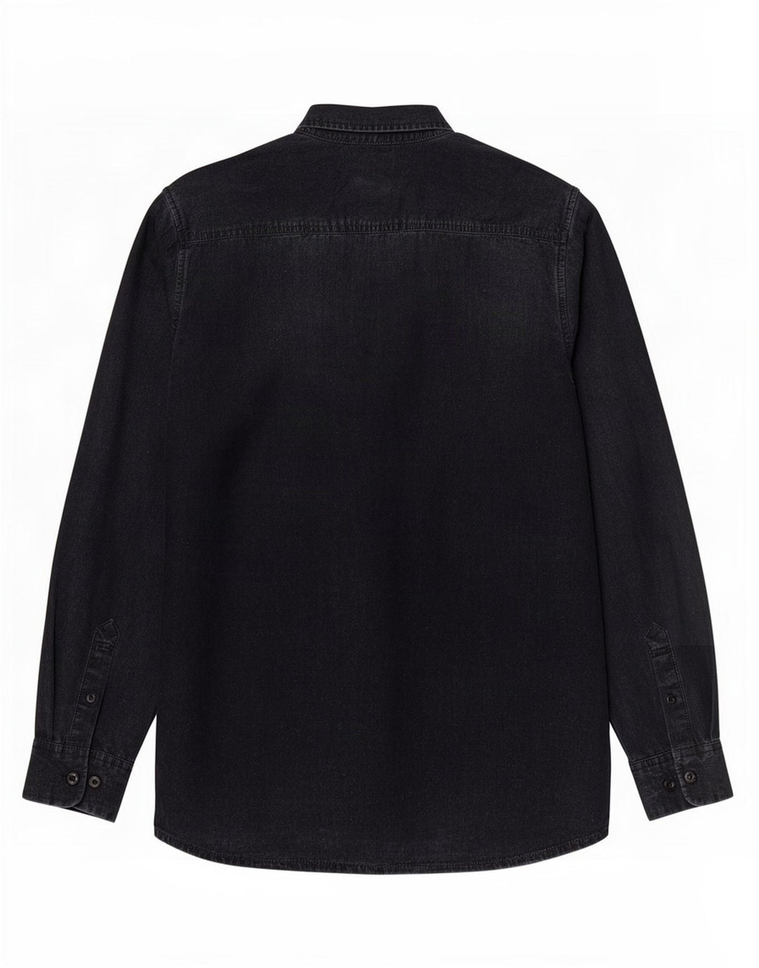 Camisa masculina Vans média preta algodão