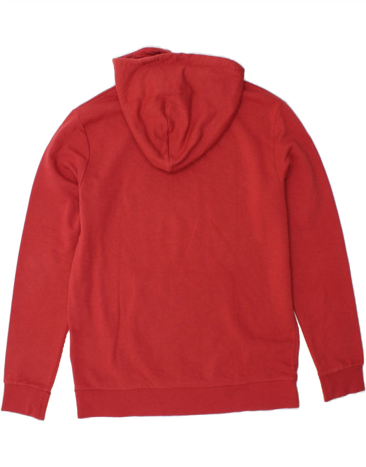 JACK & JONES Mens Graphic Hoodie Jumper XL Red Cotton Vintage Jack & Jones and Second-Hand Jack & Jones from Messina Hembry 