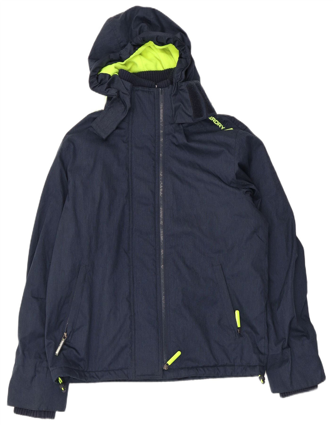 Jaqueta corta-vento masculina Superdry Graphic UK 40 grande azul marinho