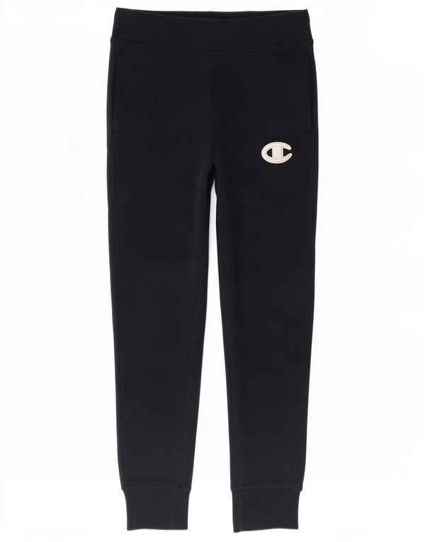 Calça esportiva feminina Champion Joggers UK 10 pequena azul marinho