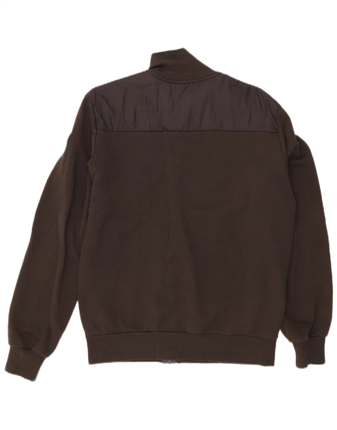 Colmar Mens Treino Top Jaqueta Grande Algodão Colorblock Cáqui