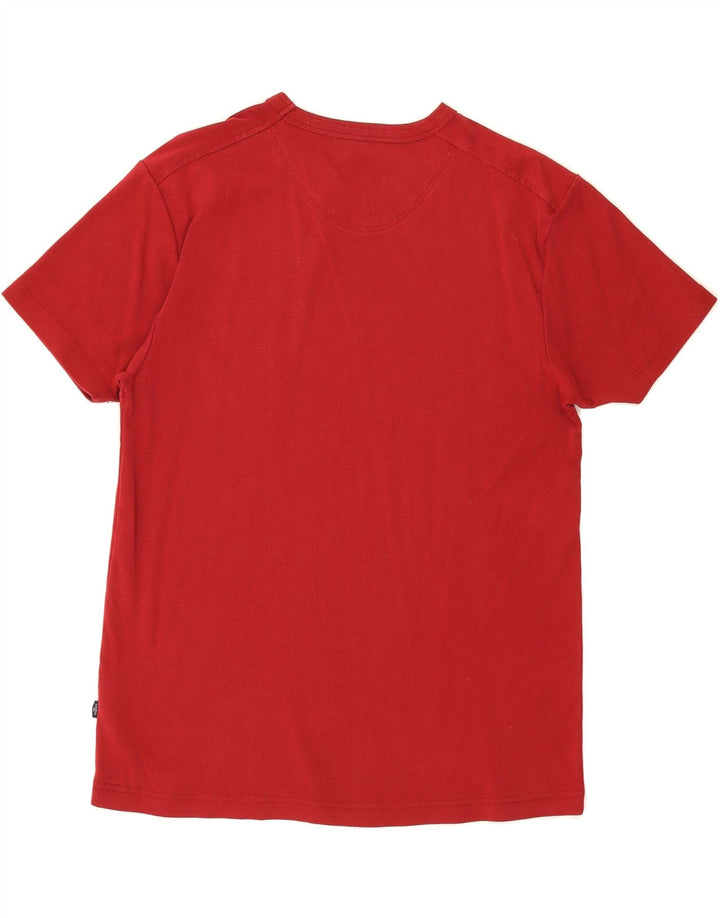 ENGBERS Womens T-Shirt Top UK 18 XL Burgundy Cotton Vintage Engbers and Second-Hand Engbers from Messina Hembry 