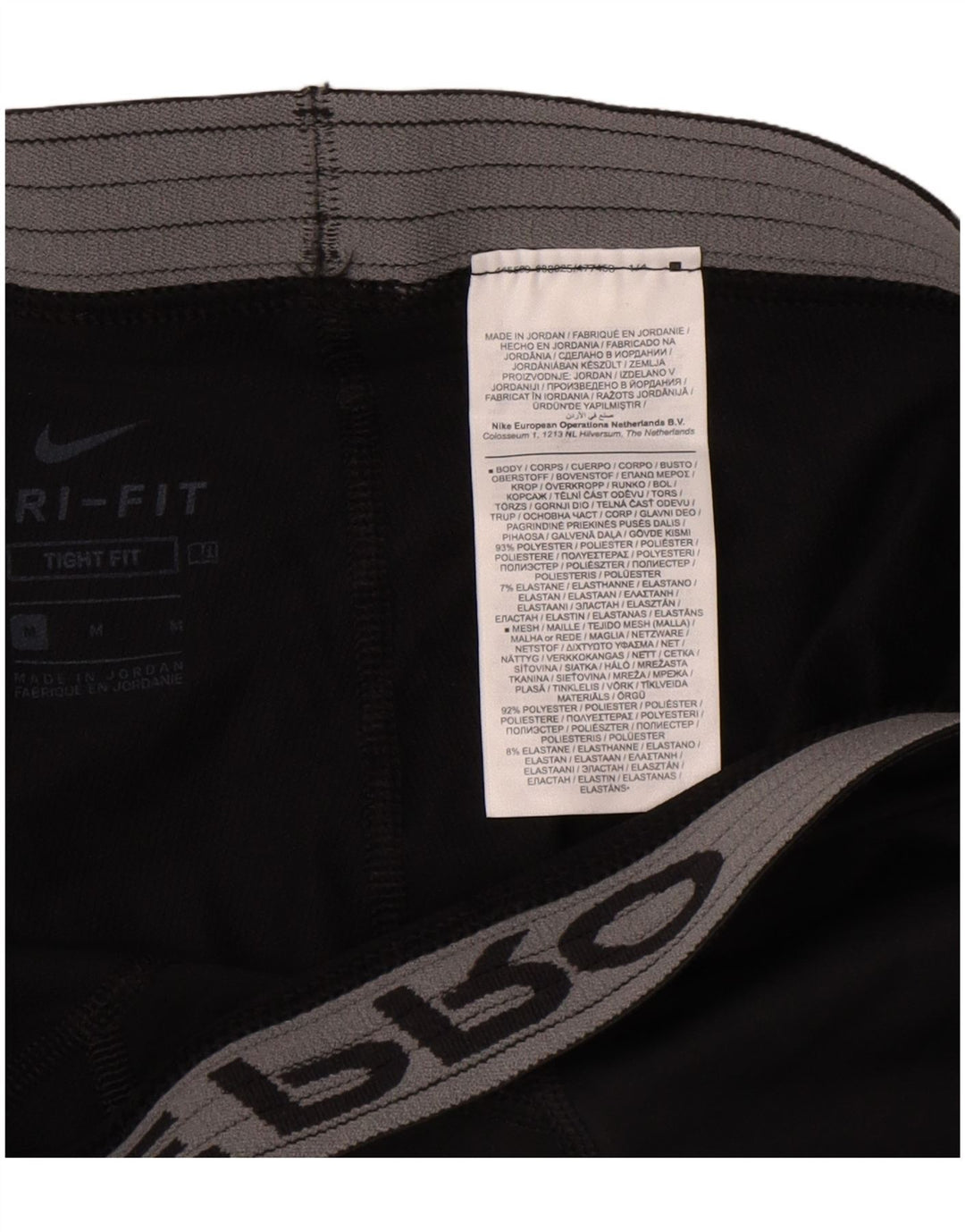 Leggings Nike Dri Fit Graphic Masculino Médio Preto Poliéster