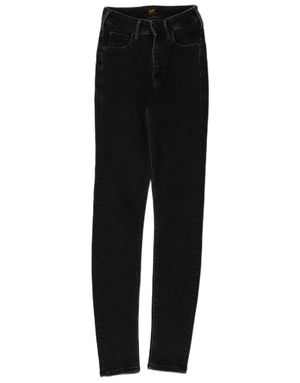 Lee Womens Forever Fit Jeans Skinny W26 L33 Algodão Preto