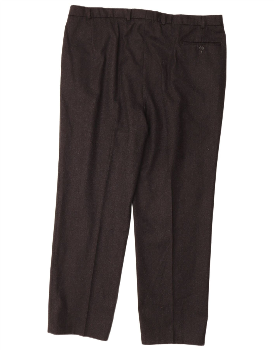 Calça de terno masculina MARKS & SPENCER W44 L33 lã preta