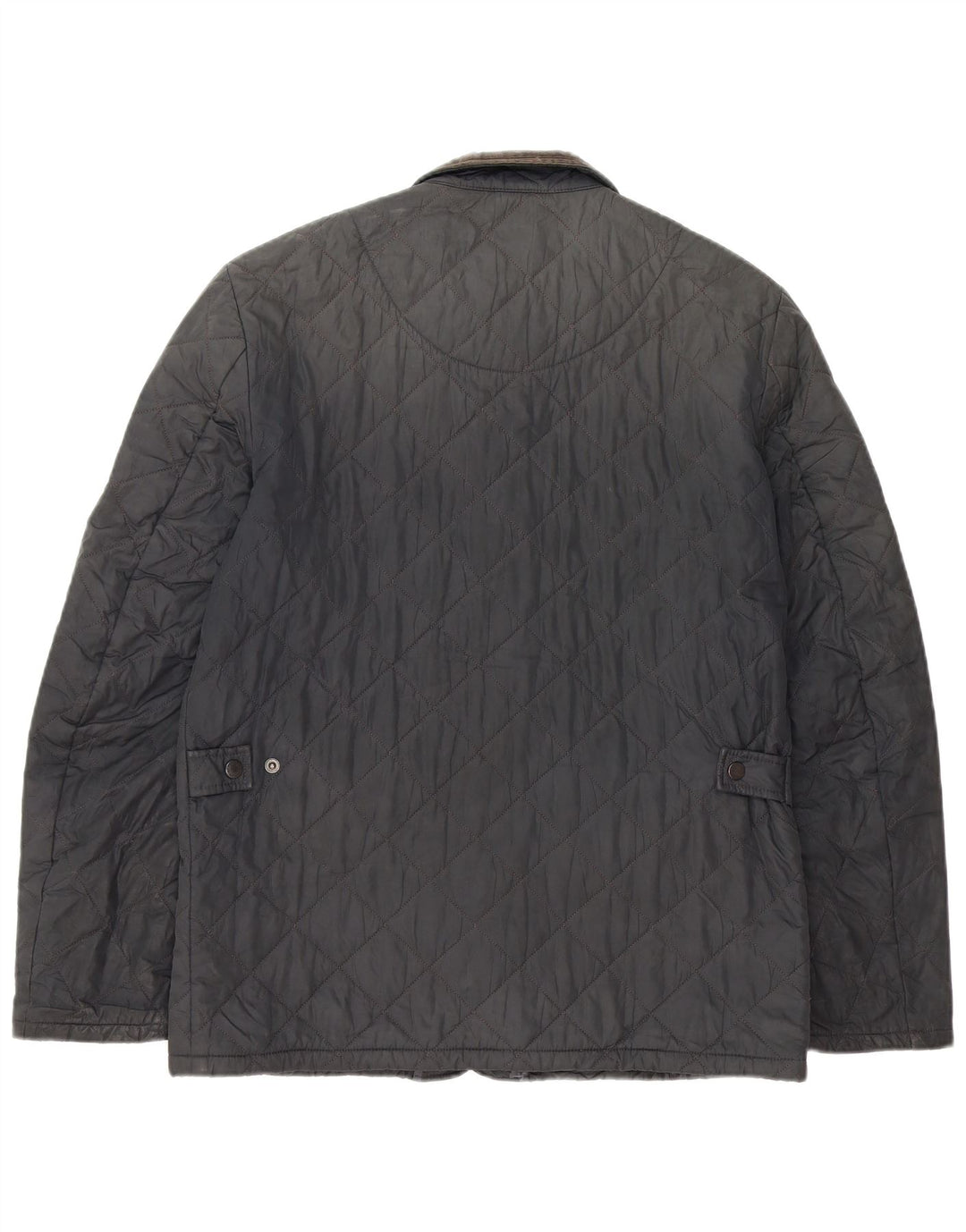 Jaqueta acolchoada masculina BARBOUR UK 36 algodão preto pequeno