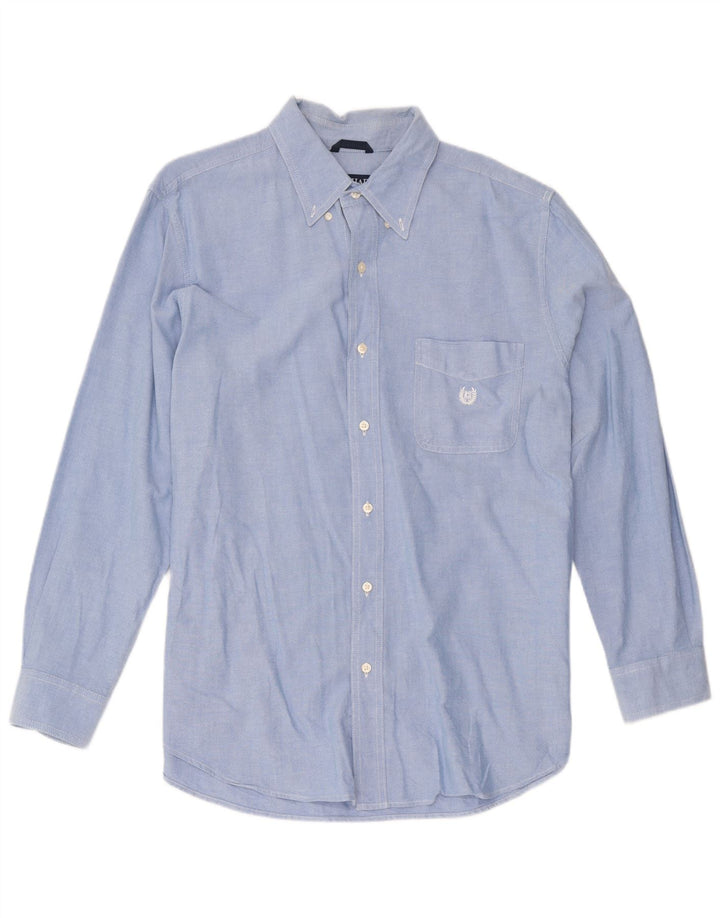 Camisa masculina Chaps grande algodão azul