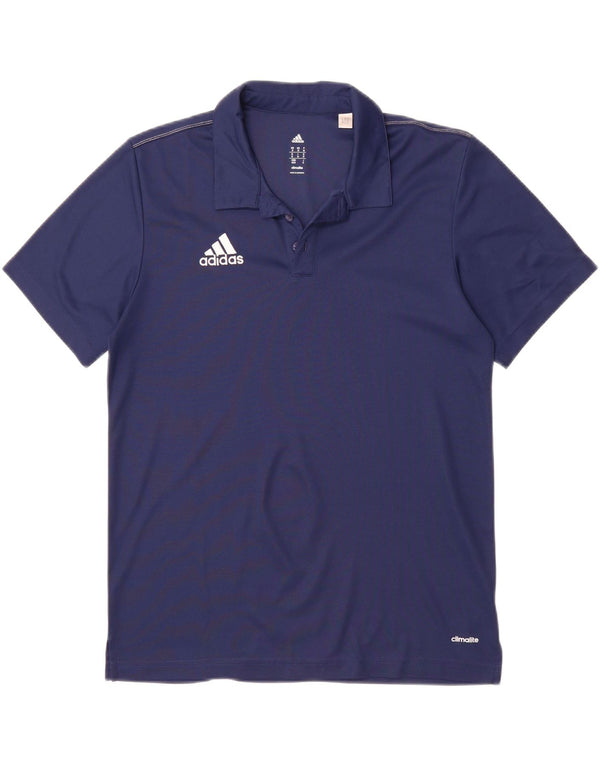 Camisa polo masculina ADIDAS Climalite azul marinho poliéster