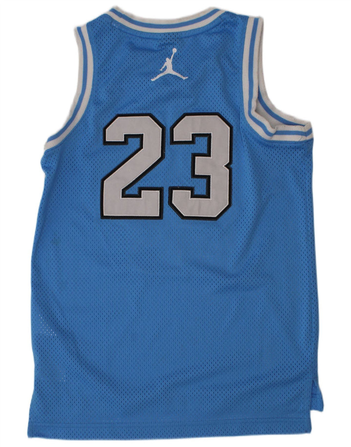 Jordan Boys Michael Jordan Graphic Jersey Top 8-9 anos azul poliéster