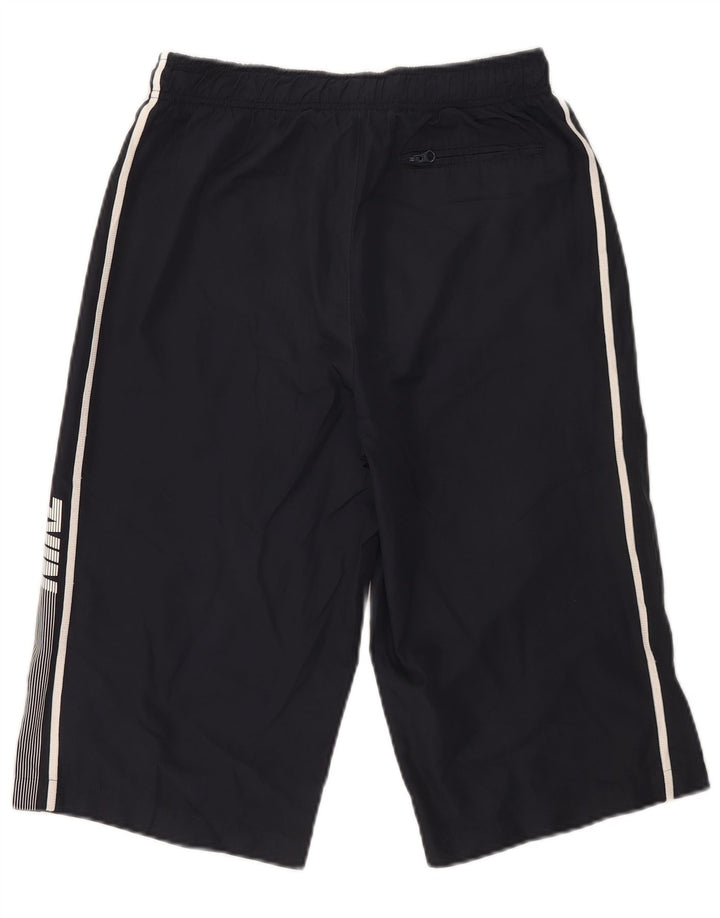 Bermuda esportiva masculina Nike Graphic Bermuda pequena azul marinho poliéster