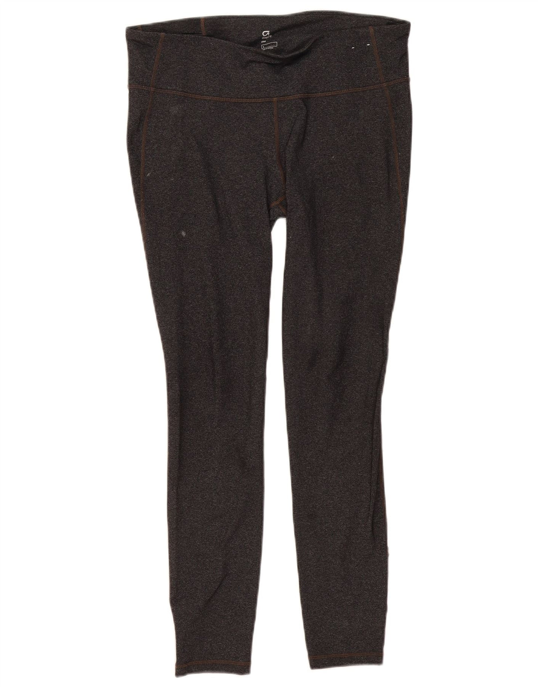 Leggings femininas Gap Reino Unido 14 grande nylon manchado cinza