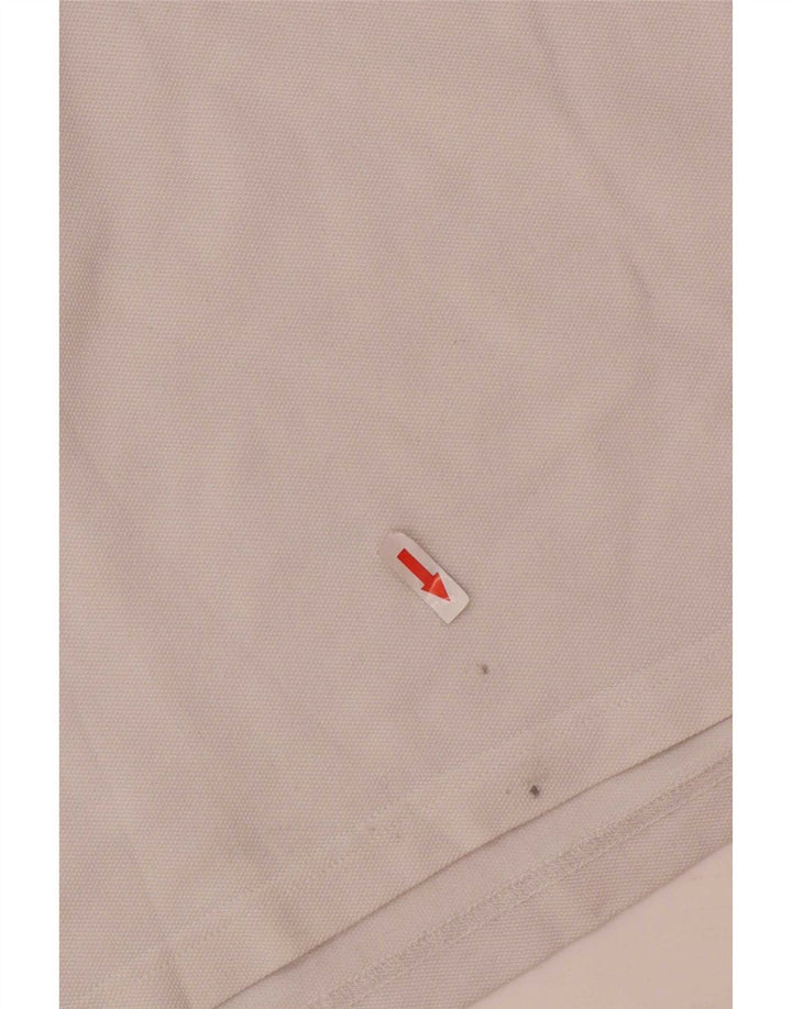 Camisa polo masculina Massimo Dutti 2XL algodão branco